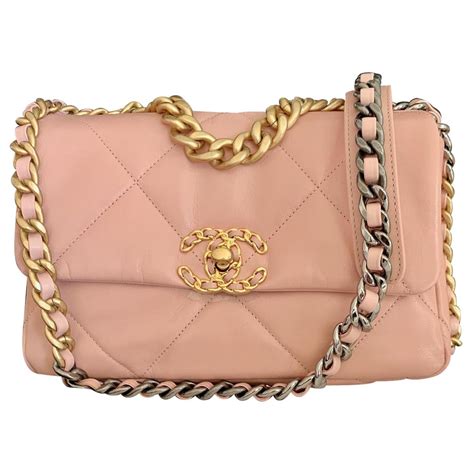 chanel pink 19 bag|Chanel 19 bag small.